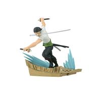 Banpresto Figura de Accion Roronoa Zoro One Piece - Senkozekkei 11cm - BP89963P Multicolor - Figura Coleccionable, Ideal para los fanáticos del Anime One Piece