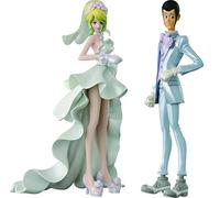 Banpresto Set de 2 Figuras de Colección Lupin y Rebecca ROSSELLINI Wedding Version Normal Color Creator X Creator de Lupin III 3rd Terzo