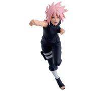 Banpresto Vibration Stars Sakura Haruno | Figura de Naruto Shippuden | Estatua de PVC de 14 cm | Coleccionable Oficial de Banpresto | Pose de acción dinámica | Modelo de exhibición no articulado