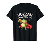 Banquete de Abrazos para un Jugador de Hamburguesas King Frog Knight Camiseta