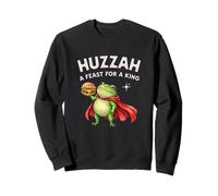 Banquete de Abrazos para un Jugador de Hamburguesas King Frog Knight Sudadera