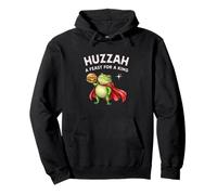 Banquete de Abrazos para un Jugador de Hamburguesas King Frog Knight Sudadera con Capucha