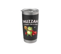 Banquete de abrazos para un jugador de hamburguesas King Frog Knight Vaso térmico de acero inoxidable de doble pared