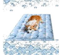 BANTASE Almohadilla Refrescante For Gatos For El Verano, Refrescante Natural For Cachorros, Perros Y Gatos, Lavable, Reutilizable(H,Medium)