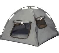 BANTASE Cama Cueva For Gatos Tipo Iglú, Plegable, For Gatos O Perros Pequeños, con Almohadilla Refrescante Muy Suave Y Base(F,Small)