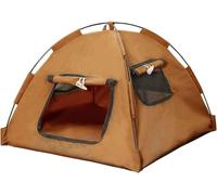BANTASE Cama Cueva For Gatos Tipo Iglú, Plegable, For Gatos O Perros Pequeños, con Almohadilla Refrescante Muy Suave Y Base(E,Small)
