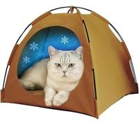 BANTASE Camas For Gatos De Interior con Base Antideslizante, Cueva For Perros Pequeños con Forma De Conejo, Tienda De Campaña(A,X-Large)