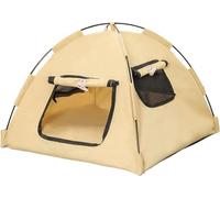 BANTASE Camas For Gatos De Interior con Base Antideslizante, Cueva For Perros Pequeños con Forma De Conejo, Tienda De Campaña(D,Small)