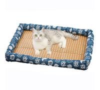 BANTASE Esterilla Refrescante For Mascotas - Colchón Refrescante For Perros - Almohadilla Refrescante De Gel For Razas De Perros Pequeñas Y Medianas, 50 X 40 Cm(C,M)