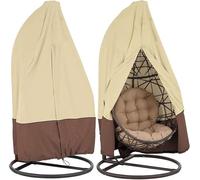 BANTASE Funda Protectora, Hamaca con Cremallera, Flotante, Césped Impermeable For Silla Colgante, Cesta, Huevo Oscilante(Khaki,231x200cm)