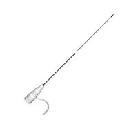 Banten Antena VHF para Motoras Tipo Látigo 1m 3 db 50 Ohm Cable 5m Acero Inoxidable Modelo 00355