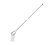 Banten Antena VHF para Veleros Acero Inoxidable 0db 50 Ohm Sin cable Tipo Látigo 1 Metro Plástico Modelo 00052