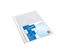 Bantex A4 - Carpeta para documentos (polipropileno, transparente, 45 µ, 100 unidades)