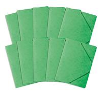 Bantex - Carpetas de goma tamaño A4, tamaño A4, 10 unidades, color verde