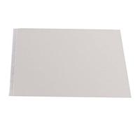 Bantex Multipunched Top-Opening - Paquete de 25 cubiertas de encuadernación A3, transparente