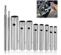 BANTI Juego de llaves tubulares, 10 piezas, juego de llaves de bujía, 6-22 mm, llave de tubo doble, llave de tubo para fregadero, grifo, instalación, reparación