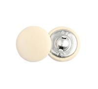 Bantopgong 20 Piezas Botones de Cuero de 11mm - 32mm, Accesorios de Ropa de Costura DIY, Abrigo Cortavientos, botón de sofá, Beige, 20mm
