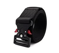 Bantopgong 3,8cm/5cm de ancho, cinturones de nailon militares tácticos del ejército, hebilla de Metal fuerte de entrenamiento de liberación rápida, 125cm