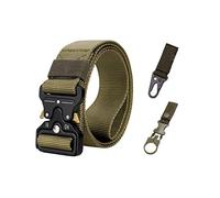 Bantopgong 3,8cm/5cm de ancho, cinturones de nailon militares tácticos del ejército, hebilla de Metal fuerte de entrenamiento de liberación rápida, 145cm