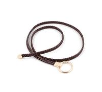 Bantopgong Cinturón fino trenzado para mujer, cinturón decorativo para vaqueros, cinturón estrecho para mujer, accesorios de ropa, 110cm