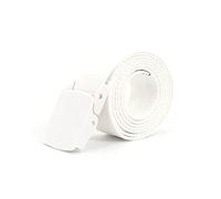 Bantopgong Color Hebilla de plástico Cinturón de lona tejida Cinturones ajustables Cinturones de jeans Cinturón trenzado de nylon Ancho 3.2cm, 110cm