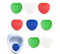 Bantre 8 Piezas Pantalla Urinario, Filtros de Urinario, Urinario ambientador,para cualquier urinario o urinario, aroma duradero (orificio grande)