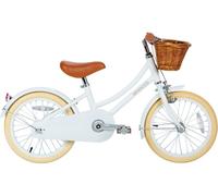 Banwood Bici clásica blanco acero con pedales niños 4-7 años