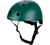 Banwood Casco de bicicleta verde oscuro abs para niños 3-7 años