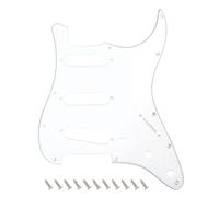 Banworks 1-Ply Electric Guitar Pickguard 11-Hole American ST SSS Pickguard | Placa de rasguño para guitarra Fender Stratocaster Strat ST estilo moderno estándar de EE. UU./México JT/HB-01 Espejo cromado