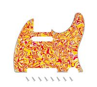 Banworks 4-Ply Tele Pickguard 8-Hole Electric Guitar Pickguard Scratch Plate for USA/Mexican Modern Style Standard Tele Telecaster JT/HB-03 Concha Roja