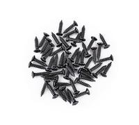 Banworks American #4 x 1/5.1 cm Tornillos de golpeador de acero inoxidable para guitarra/bajo, tornillos de placa trasera, tornillos de placa de interruptor para Fender Strat Tele Jaguar Jazzmaster
