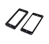 Banworks Anillos de captación Humbucker de, marco de captación, fondo plano, mástil y puente inclinados, anillo de montaje de captación, cubierta de plástico para Epiphone LP, JT/SYQG-01, color negro