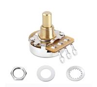 Banworks Brass A500K Imperial - Potenciómetro de guitarra eléctrica con rosca de 3/8 pulgadas de tamaño completo, eje corto (15,9 mm de longitud), para Gibson Les Paul/SG Fender Strat/Tele PRS, 1