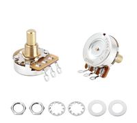 Banworks Brass B500K Imperial - Potenciómetro de guitarra con rosca de 3/8 pulgadas de tamaño completo, eje corto (15,9 mm de longitud), potenciómetro lineal de guitarra para Gibson Les Paul LP/SG