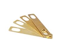 Banworks Calzos cuello latón ajuste ángulo cuello atornillado, para Fender Strat Tele y bajos, paquete 8 JT/JQB-04