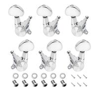 Banworks Clavijas de afinación de guitarra 3L3R con bloqueo relación 16:1 clavijas de afinación de cuerdas de guitarra selladas máquinas fijación de 45 grados para Les Paul LP SG JT/ZSJXQ-03