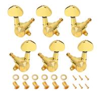 Banworks Clavijas de afinación de guitarra 3L3R con bloqueo relación 16:1 clavijas de afinación de cuerdas de guitarra selladas máquinas fijación de 45 grados para Les Paul LP SG JT/ZSJXQ-03