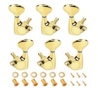 Banworks Clavijas de afinación para guitarra 3L3R relación 16:1 clavijas de afinación para cuerdas de guitarra con fijación de 90 grados para guitarra eléctrica o acústica Les Paul LP SG JT/JXQ-09