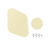Banworks Cubierta cavidad trasera LP una capa, cubierta interruptor palanca | Juego de placa de protección para guitarra eléctrica para Gibson Standard y Custom Les Paul LP JT/HGB-03 Crema