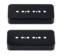 Banworks Cubiertas de plástico P90 para pastillas de guitarra eléctrica Cubiertas de pastillas Soapbar P-90 de 52 mm para pastillas de puente para Epiphone Les Paul LP JT/SYQG-07 Cromo