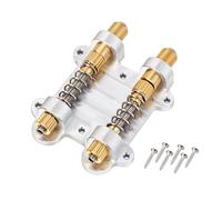 Banworks Estabilizador de trémolo de latón ajustador de doble brazo de trémolo tope de puente de trémolo doble para guitarra estabilizador para sistemas de trémolo de guitarra eléctrica JT/WDXT-01