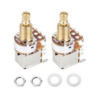 Banworks Full Brass B250K Imperial - Potenciómetro lineal para guitarra Fender Strat/Tele Gibson Les Paul LP/SG PRS, 2 piezas, JT/XNQ-07