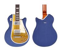 Banworks Funda de neopreno para guitarra eléctrica Gibson Les Paul, protector de cuerpo LP acolchado suave, a prueba de polvo, resistente a los arañazos, funda para guitarra JT/BHT-02, color azul