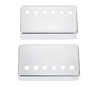 Banworks - Fundas de metal para humbucker de guitarra eléctrica, 50 mm /52 mm fundas para pastillas de mástil y puente para guitarra eléctrica, paquete de 2, JT/SYQG-03, cromadas