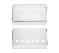 Banworks - Fundas de metal para pastillas humbucker de guitarra eléctrica, 50 mm (1-31/32 pulgadas), paquete de 2, JT/SYQG-03, cromadas