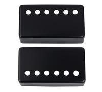 Banworks - Fundas de metal para pastillas humbucker de guitarra eléctrica (52 mm (2-3/64 pulgadas), paquete de 2, color negro, JT/SYQG-03