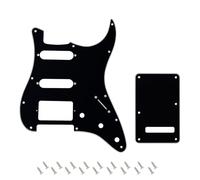 Banworks Golpeador 3Ply Strat HSS golpeador SSH de 11 orificios placa protectora para trémolo con placa posterior juego de cubiertas para trémolo de 6 orificios para Stratocaster ST JT/HB-09