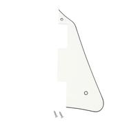 Banworks Golpeador de 3 capas Les Paul LP Golpeador Scratch Plate Golpeador de guitarra eléctrica de 2 orificios para EE. UU. Gibson Les Paul LP JT/HB-05 Vintage White