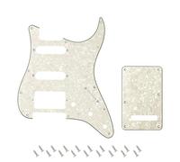 Banworks Golpeador de 4 capas para Strat HSS golpeador SSH de 11 orificios con placa posterior juego de cubiertas para trémolo de 6 orificios para Stratocaster estándar ST JT/HB-09