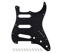 Banworks - Golpeador de aluminio procesado CNC Strat SSS de 1,5 mm de grosor, 1 capa, 11 agujeros, de borde recto, para guitarra estilo moderno americano Fender Ultra Stratocaster Strat ST JT/HB-01